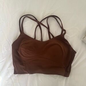 lululemon athletica Brown Strappy Sports Bra